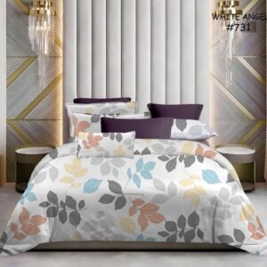 White Angel Wildflower Meadow Bedsheet Set