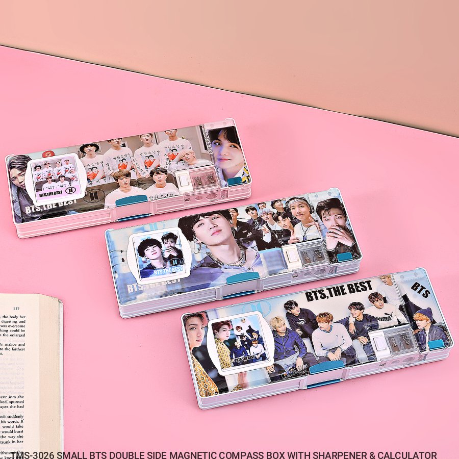 BTS Double Side Magnetic Compass Box