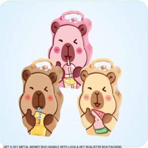 Metal Money Box Handle with Lock