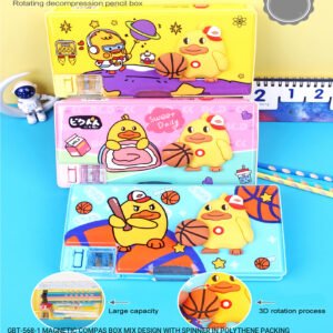 Rotating Decompression Pencil Box